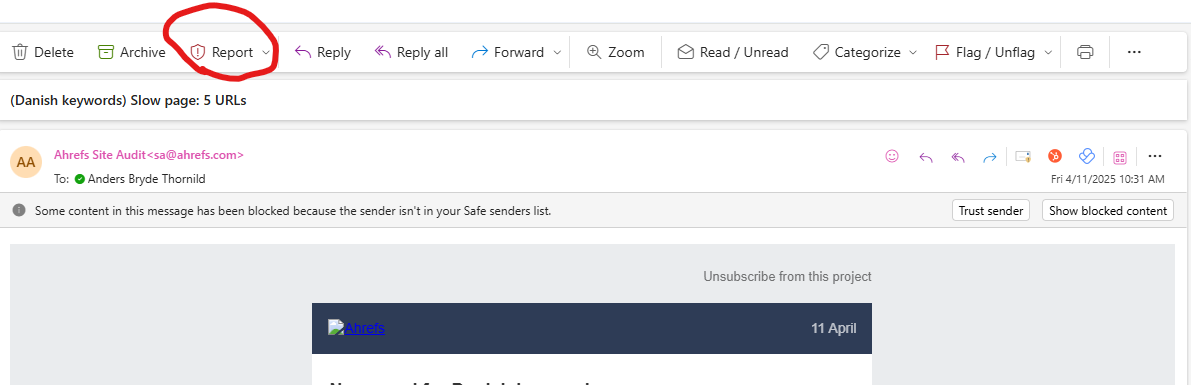 How our new phishing report button integrates directly with Microsoft Defender