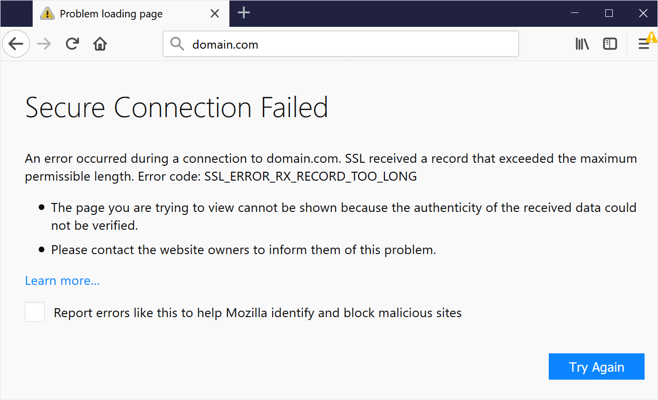 Fix SSL_ERROR_RX_RECORD_TOO_LONG in Firefox – Quick Guide